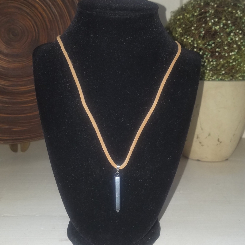 SMc Designs - Leather & Stone Necklace - Medium [MED]